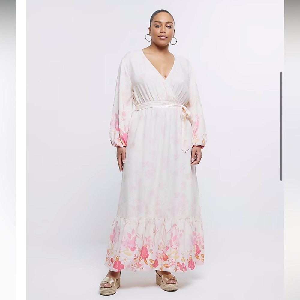 HP🎉🎉NWOT River Island in other words Floral Maxi - Picture 2 of 14